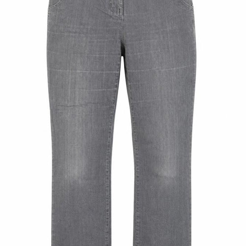 New Collection Womens Green Cotton Straight Jeans Size 10 Regular Zip