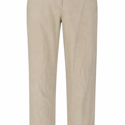 Yessica Womens Beige Cotton Trousers Size 12 Regular Zip