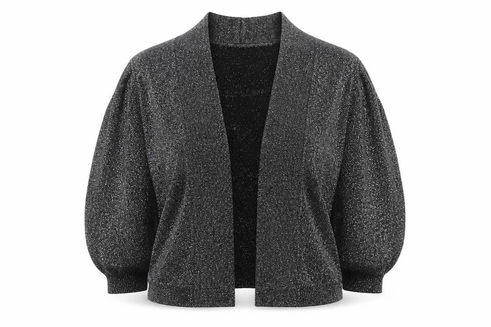 Savoir Womens Silver V-Neck Viscose Cardigan Jumper Size 18