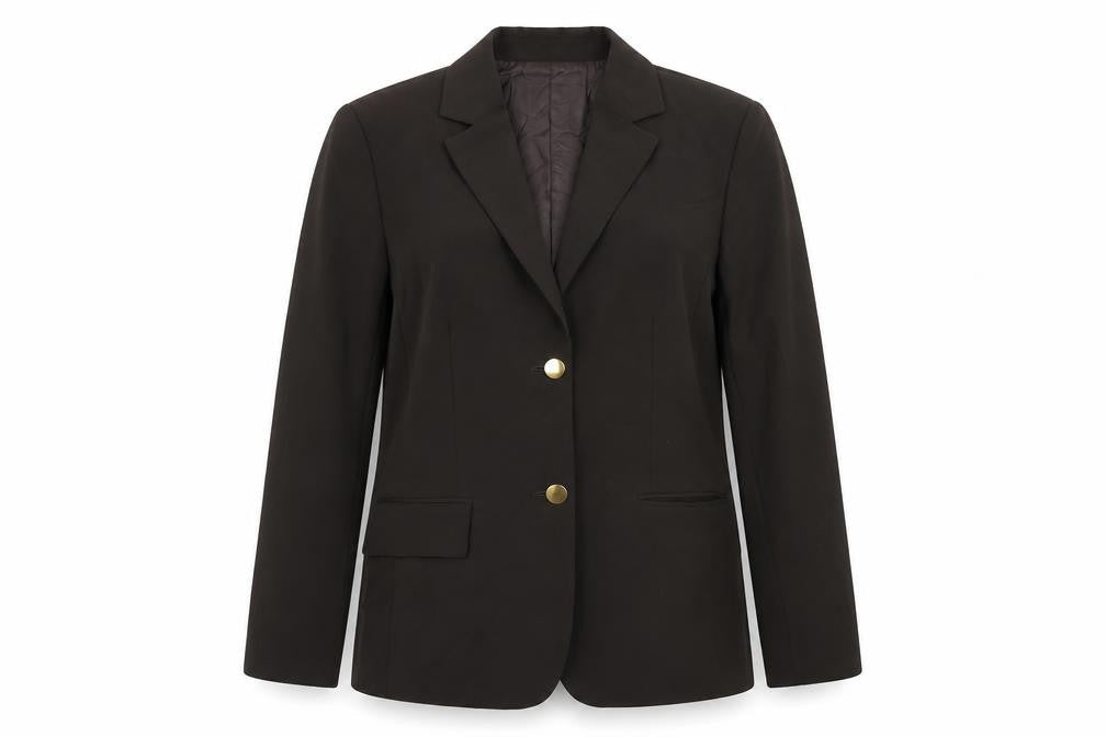 Artigiano Womens Beige Polyester Jacket Suit Jacket Size 14