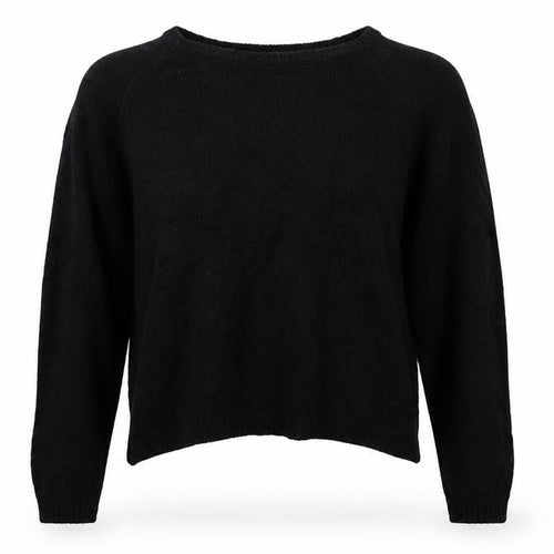 La Redoute Womens Black Round Neck Acrylic Pullover Jumper Size 6 - Size 6-8