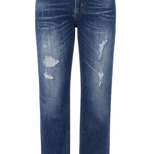 Gap Womens Blue Cotton Straight Jeans Size 26 in Regular Zip