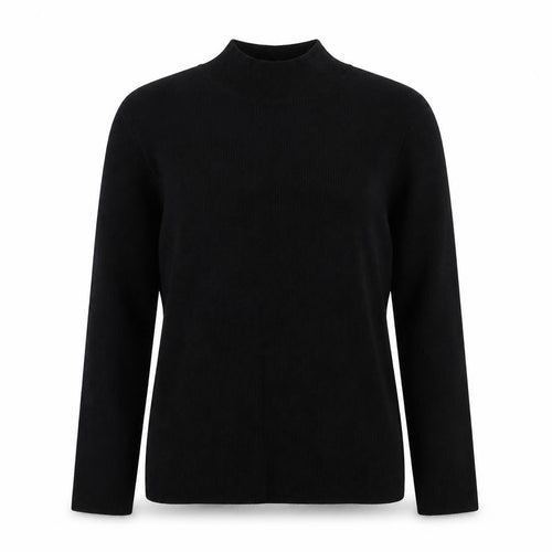 ASOS Womens Black Mock Neck Viscose Pullover Jumper Size 6