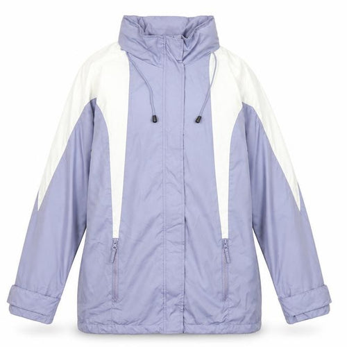 Blancheporte Womens Purple Rain Coat Coat Size 6 Zip