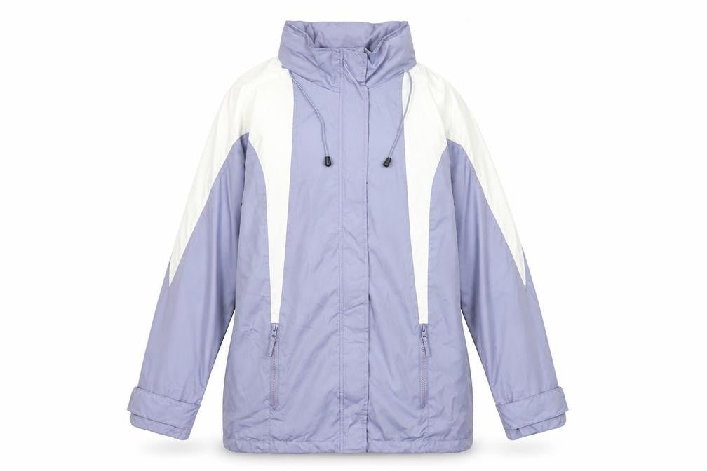 Blancheporte Womens Purple Rain Coat Coat Size 6 Zip