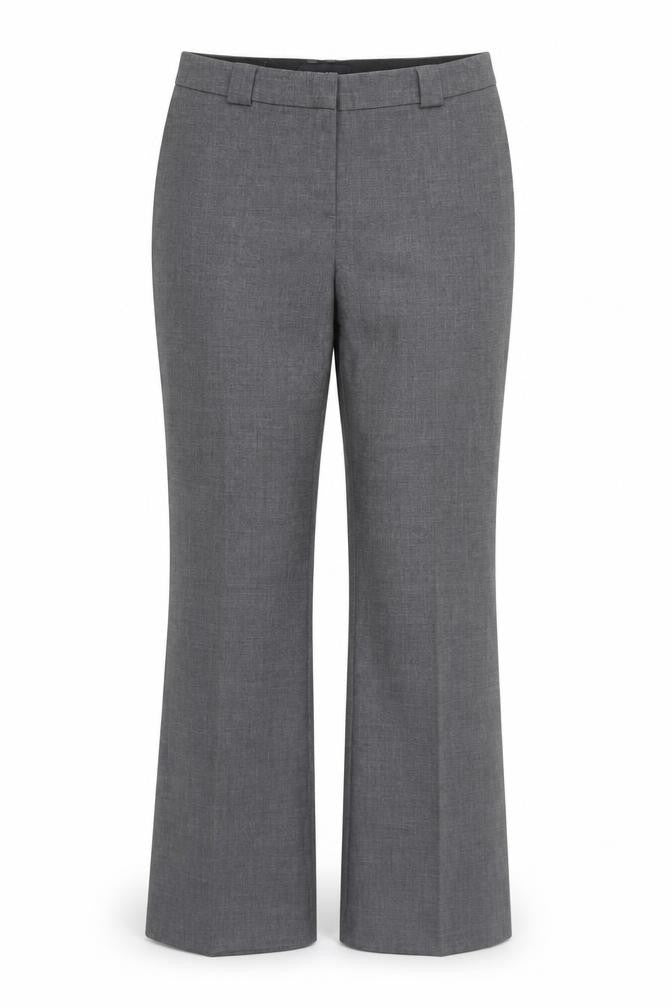 Marks and Spencer Womens Grey Polyester Dress Pants Trousers Size 14 Regular Zip
