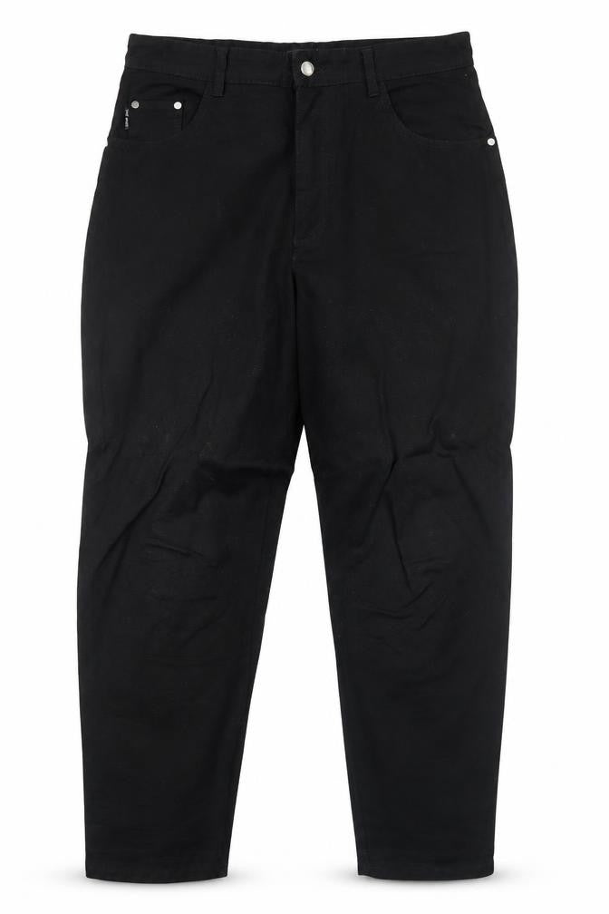 The Best Mens Black Cotton Straight Jeans Size 32 in Regular Zip