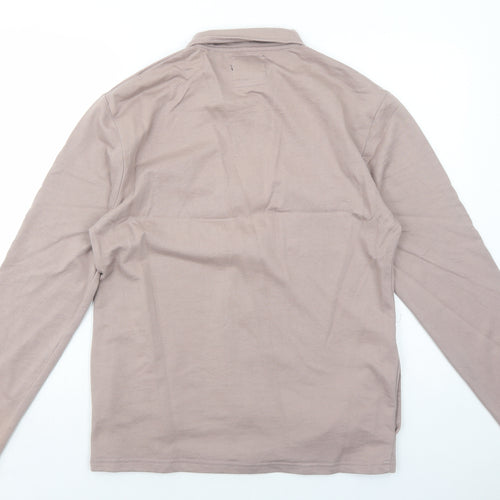 Boohoo Mens Purple Polyester Full Zip Sweatshirt Size XL Zip
