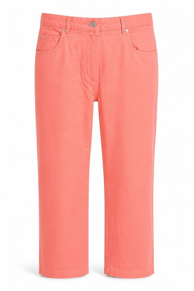 Wilkies Womens Pink Cotton Straight Jeans Size 10 Regular Zip