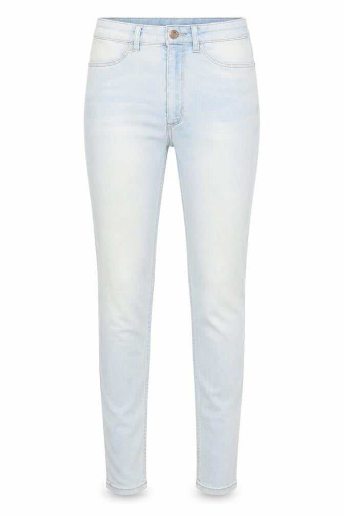 Divided Womens Blue Cotton Skinny Jeans Size 10 Regular Zip