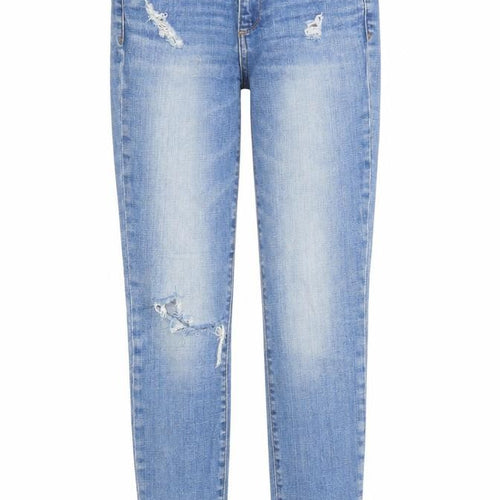 Gap Womens Blue Cotton Skinny Jeans Size 26 in Regular Zip