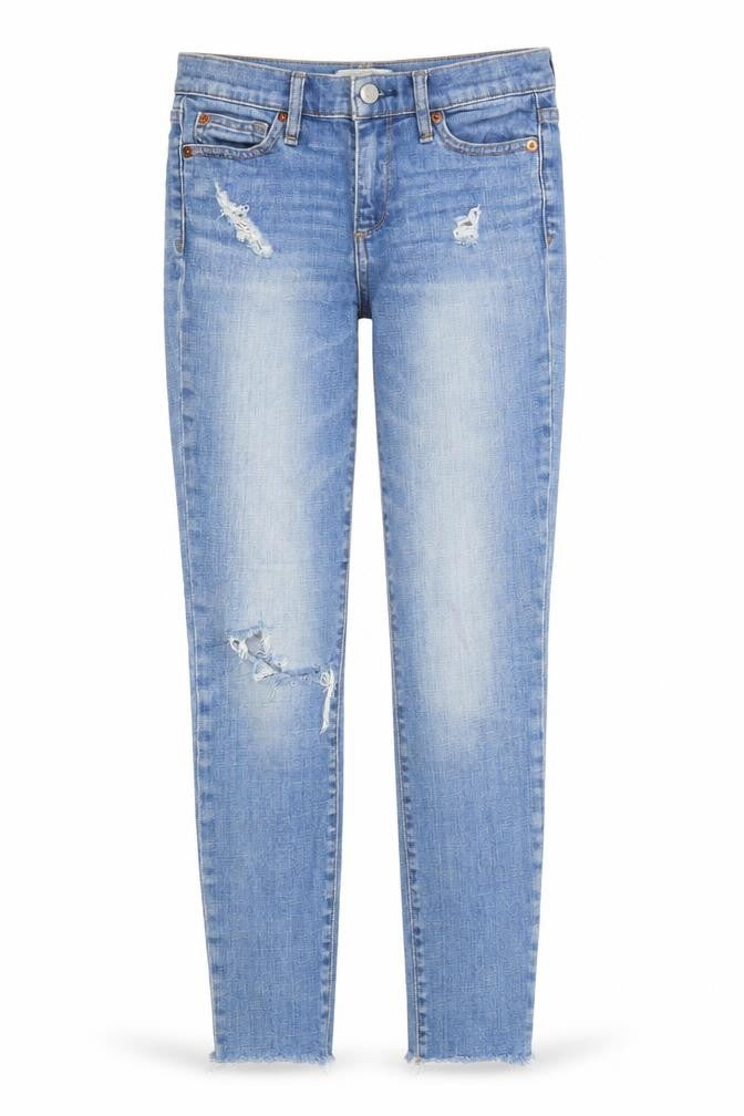 Gap Womens Blue Cotton Skinny Jeans Size 26 in Regular Zip