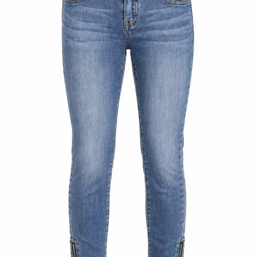 DP Denim Womens Blue Cotton Skinny Jeans Size 6 Regular Zip - Waist 22 inches