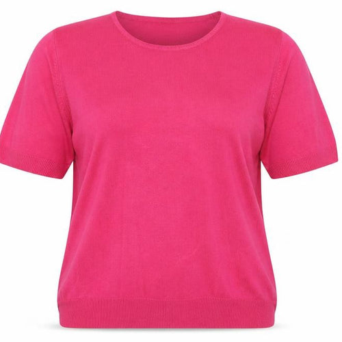 Marks and Spencer Womens Pink Boat Neck Acrylic Pullover Jumper Size 16