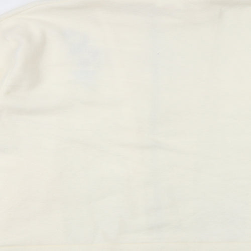 Anne de Lancey Womens Ivory Polyester Jacket Size L Zip