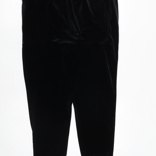 Very Womens Blue Polyester Jogger Trousers Size 12 Regular Tie