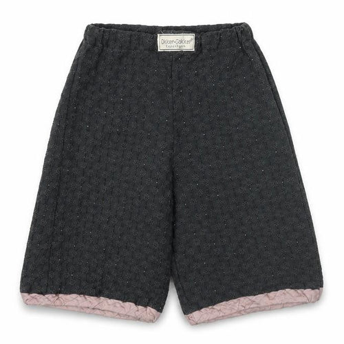 okker Girls Grey Herringbone Polyester Bermuda Shorts Size 5 Years Regular