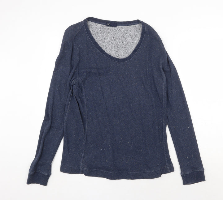 Gap Mens Blue Cotton Pullover Sweatshirt Size L