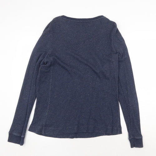 Gap Mens Blue Cotton Pullover Sweatshirt Size L