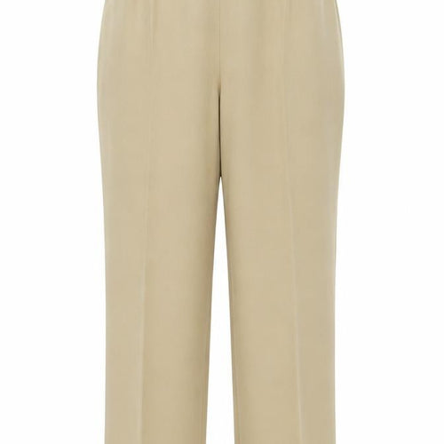 Artigiano Womens Beige Polyester Trousers Size 12 Regular
