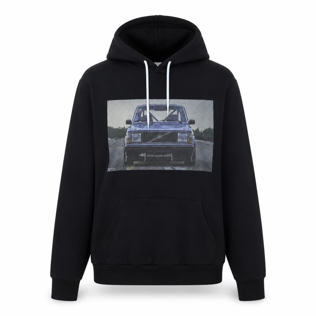 Bella + Canvas Womens Black Cotton Pullover Hoodie Size S Pullover