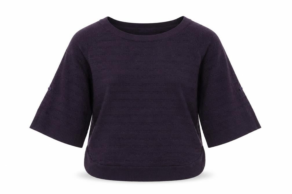 a.v.v Standard Womens Purple Roll Neck Acrylic Pullover Jumper Size 10