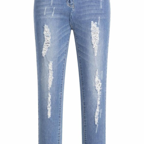 South Womens Blue Cotton Skinny Jeans Size 8 Regular Zip