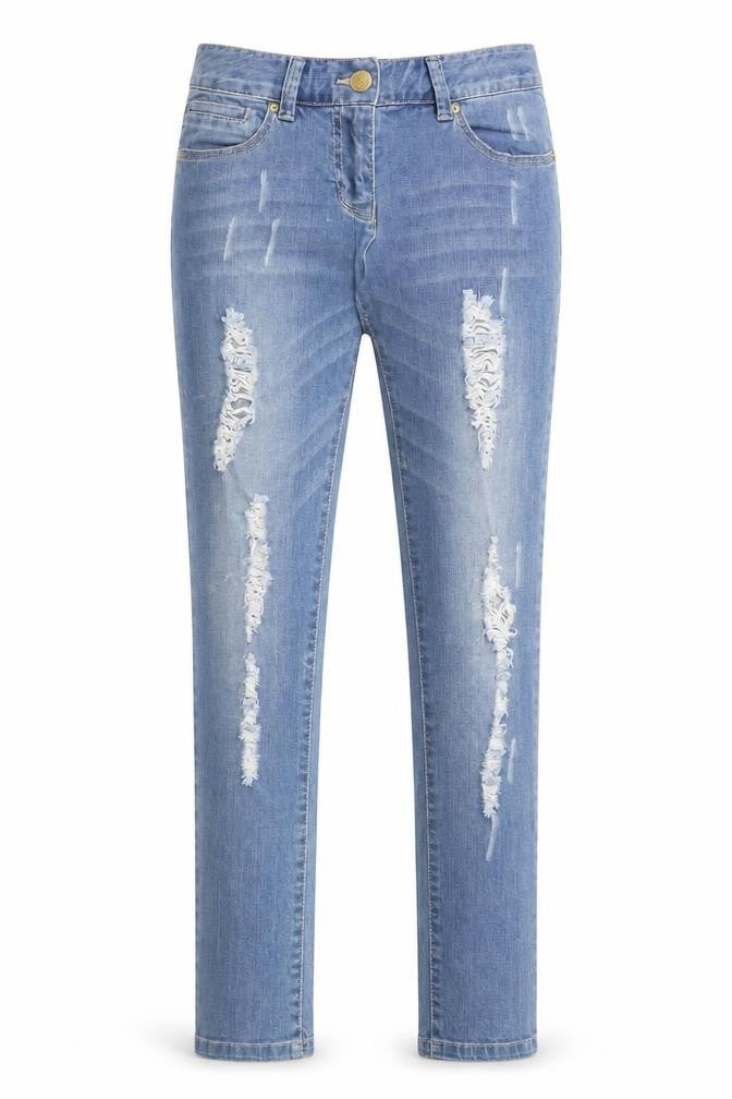 South Womens Blue Cotton Skinny Jeans Size 8 Regular Zip