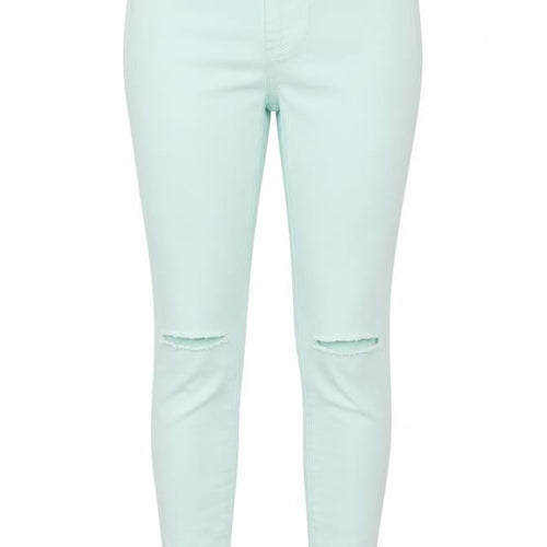 Denim & Co. Womens Blue Cotton Skinny Jeans Size 8 Regular Zip