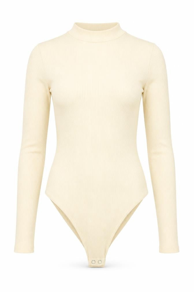 FOREVER 21 Womens Yellow Polyester Bodysuit One-Piece Size M Snap