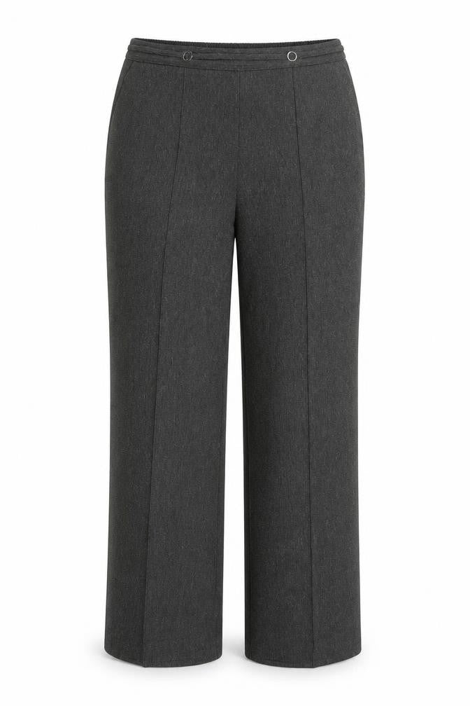 Bonmarché Womens Grey Polyester Trousers Size 14 Regular