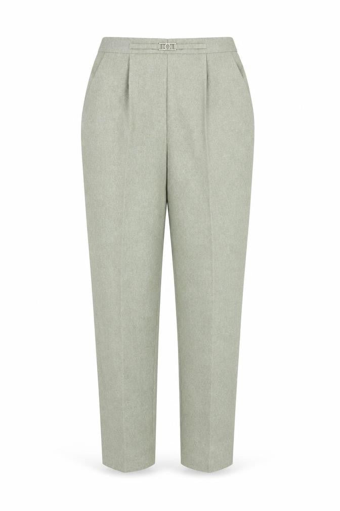 Classics Womens Grey Polyester Trousers Size 10 Regular