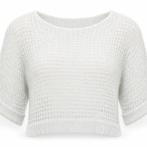 Gina Tricot Womens Grey Round Neck Acrylic Pullover Jumper Size M