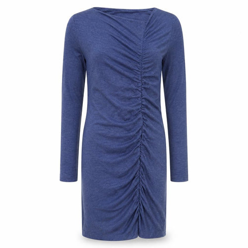Nearkin Womens Blue Cotton Bodycon Size XS Square Neck Pullover