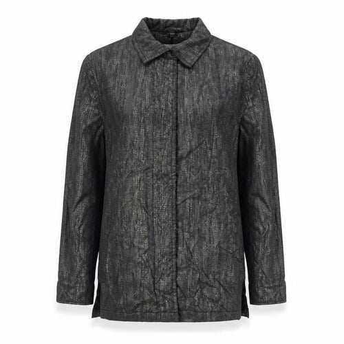 Dannimac Womens Grey Animal Print Jacket Size S Zip - Snake Print