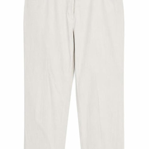 TONI Mens Beige Cotton Trousers Size 42 in Regular Zip