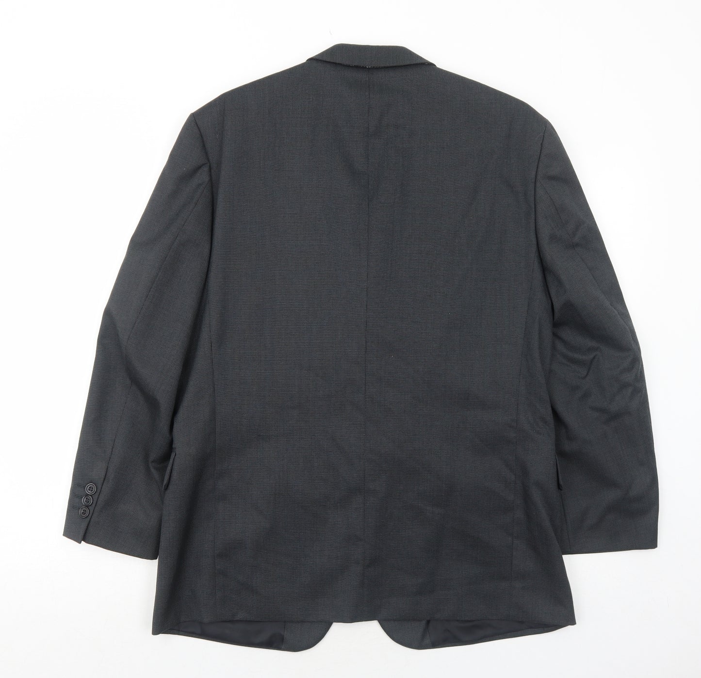 Scott & Taylor Mens Grey Polyester Jacket Suit Jacket Size 44 Regular