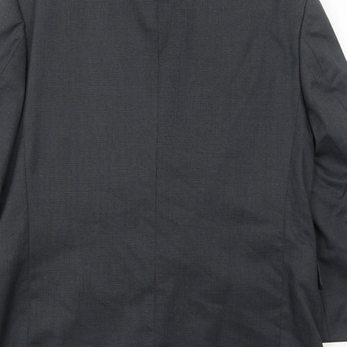 Scott & Taylor Mens Grey Polyester Jacket Suit Jacket Size 44 Regular