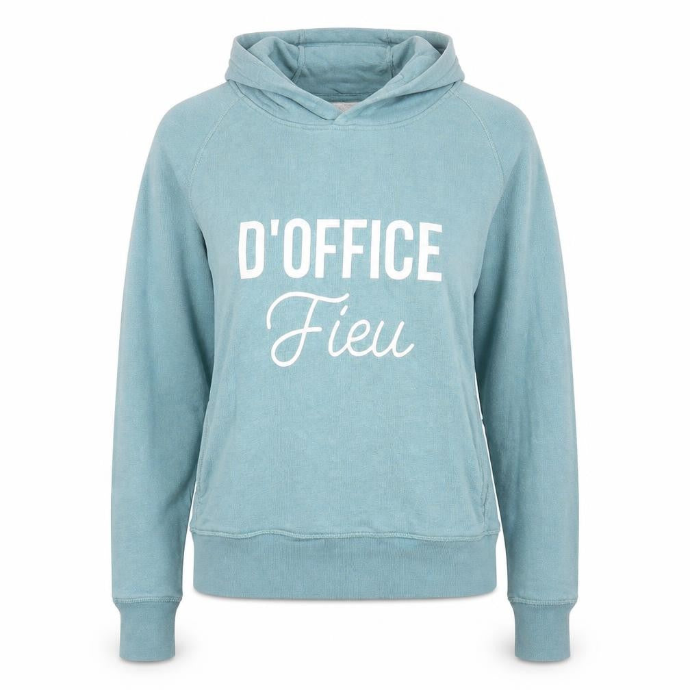 Stanley Stella Womens Blue Cotton Pullover Hoodie Size S Pullover - D'Office Fieu