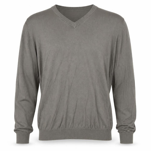 Gap Mens Green V-Neck Cotton Pullover Jumper Size L Long Sleeve