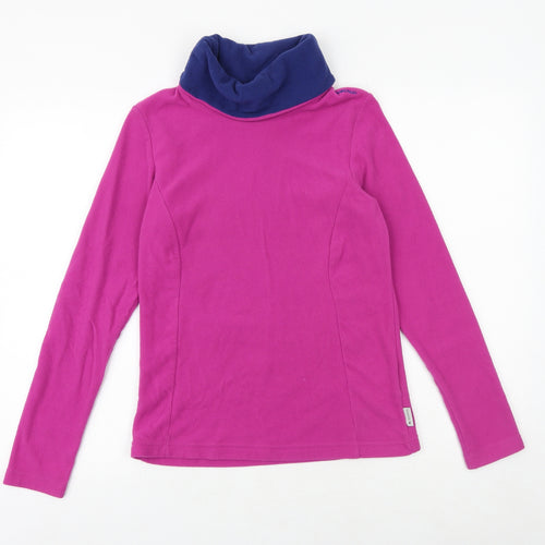 DECATHLON Womens Pink Polyester Pullover Sweatshirt Size XS Pullover
