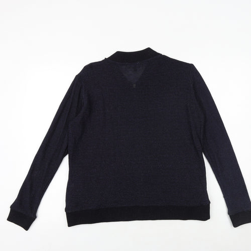 Capsule Womens Blue Polyester Full Zip Sweatshirt Size 16 Zip