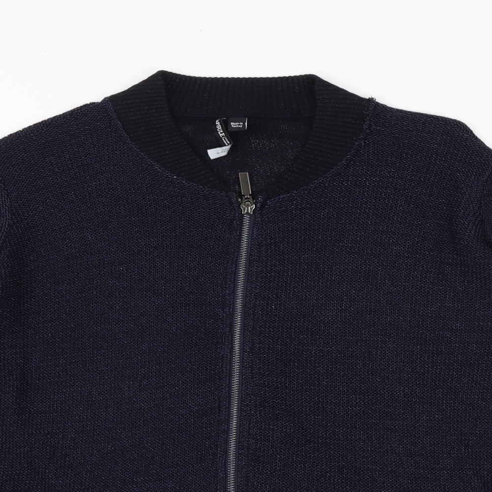 Capsule Womens Blue Polyester Full Zip Sweatshirt Size 16 Zip