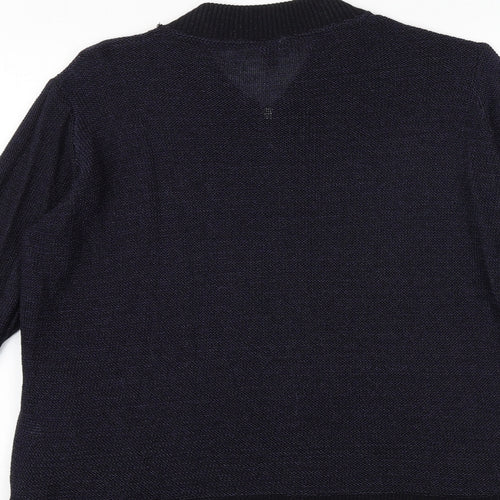 Capsule Womens Blue Polyester Full Zip Sweatshirt Size 16 Zip