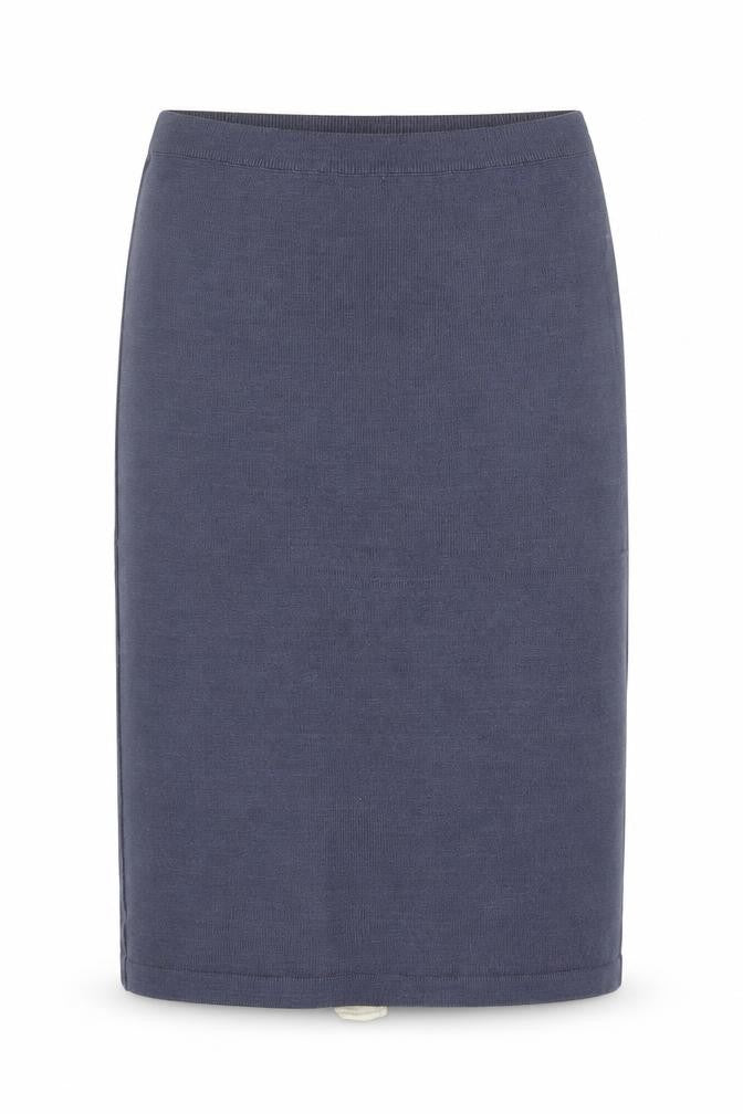 Dimension Womens Blue Acrylic A-Line Skirt Size 30 in