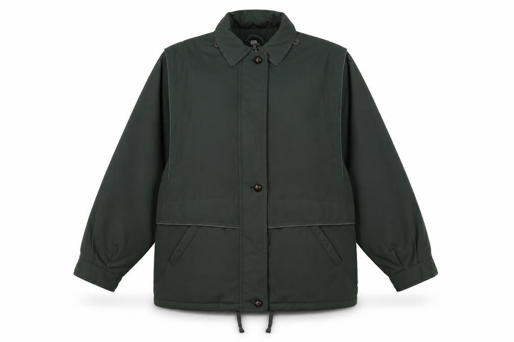 Telemac Womens Green Jacket Size 14 Zip