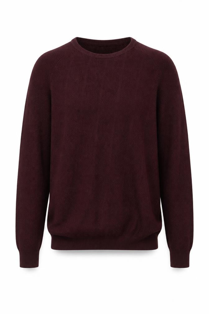 Burton Mens Purple Round Neck Cotton Pullover Jumper Size L Long Sleeve