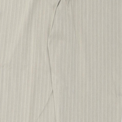 South Womens Beige Polyester Dress Pants Trousers Size 40 in Regular Zip