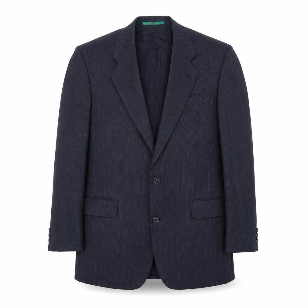 Canada Mens Blue Polyester Jacket Suit Jacket Size 40 Regular