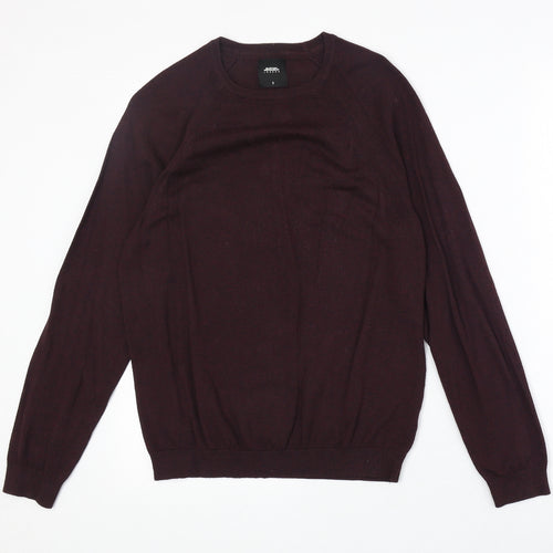 Burton Mens Red Cotton Pullover Sweatshirt Size S